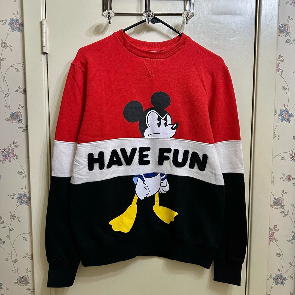 Eleven Paris Disneyland Paris Sweatshirt Pullover SZ Small